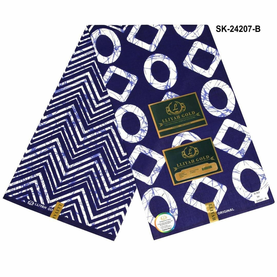 Two pattern African print