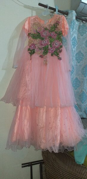 Long barbie maxi 2 in one frok skirt