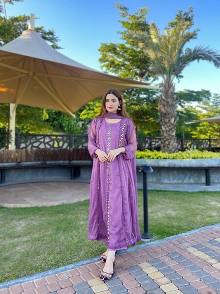 Premium chiffon fabric ,S,M,L size available