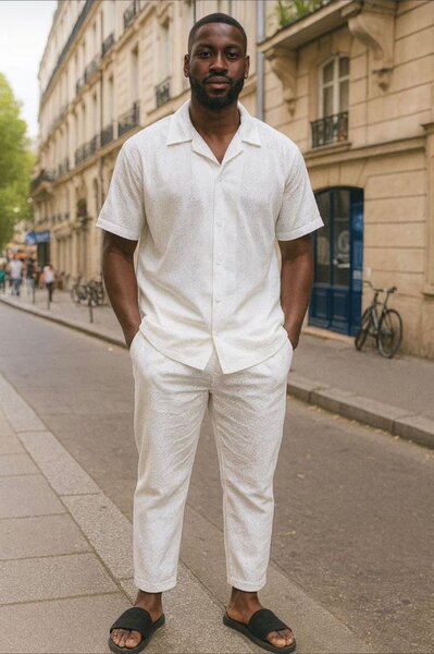 Costume d'été décontracté homme