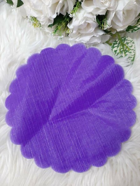 Tulle simple violet foncé