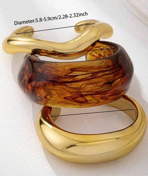 3 bracelets tendance en résine