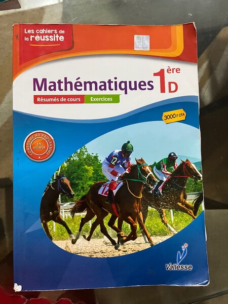 Manuel de Mathématiques 1ère