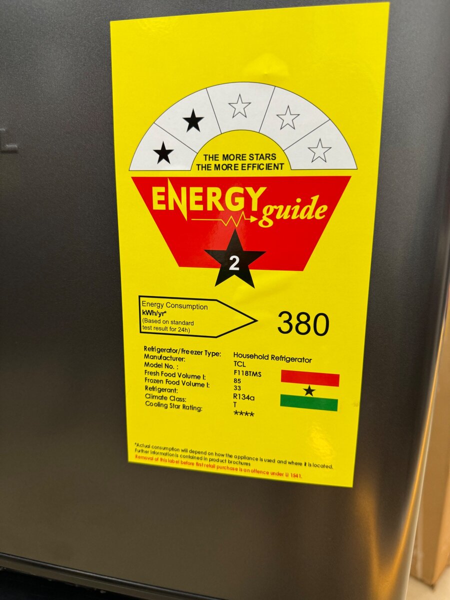 TCL top mount fridge