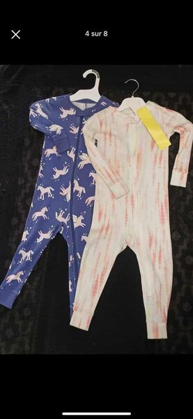 Pyjamas enfant à motifs - Lot de 2