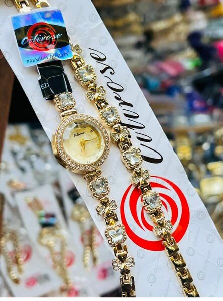 Montre en or élégante