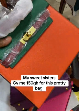 Women's bag in orange color