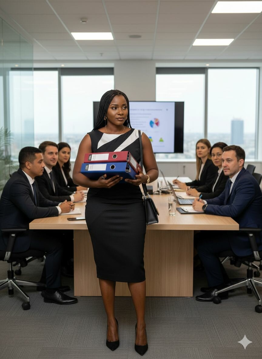 Robe Noire Asymétrique Élégante