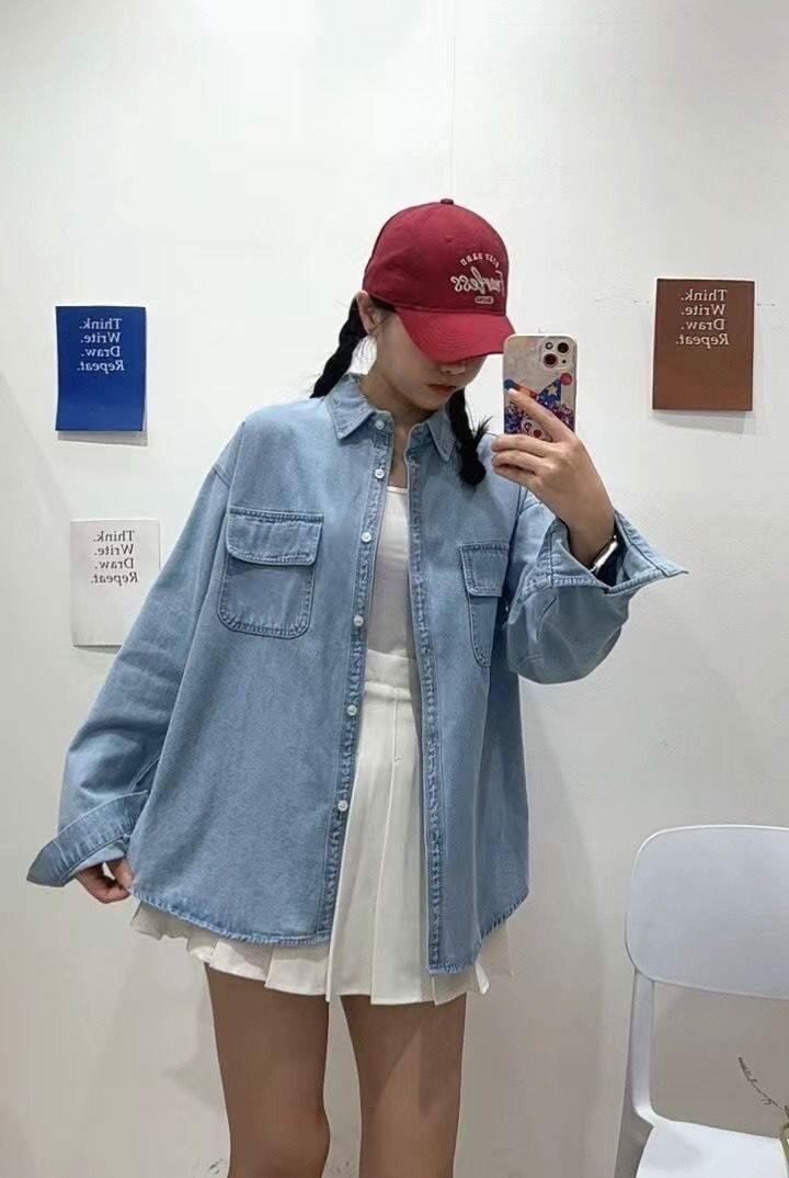 Джинсовая рубашка