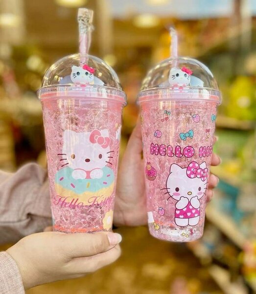 Gobelets Hello Kitty Pailletés