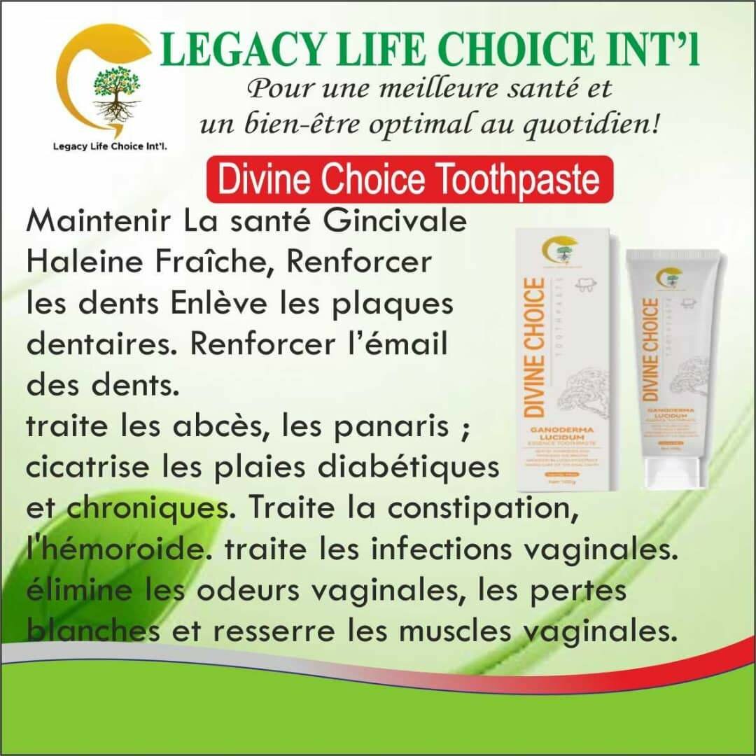 Dentifrice Divine Choice Reishi