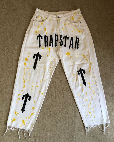 Jeans à l'effet usé "Trapstar"