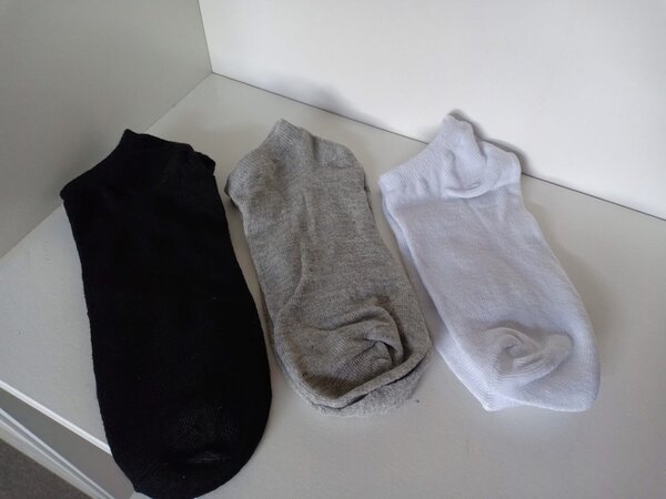 Chaussettes invisibles 3 couleurs