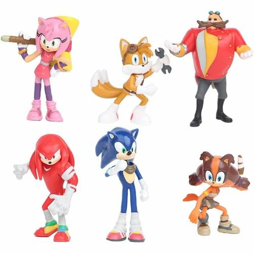 6 Figurines Sonic