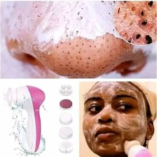 Brosse faciale 5 en 1