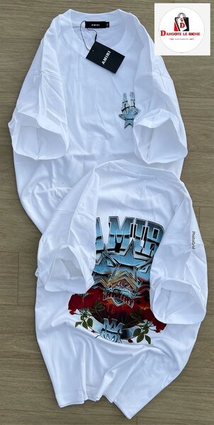 T-shirt graphique blanc pour hommes