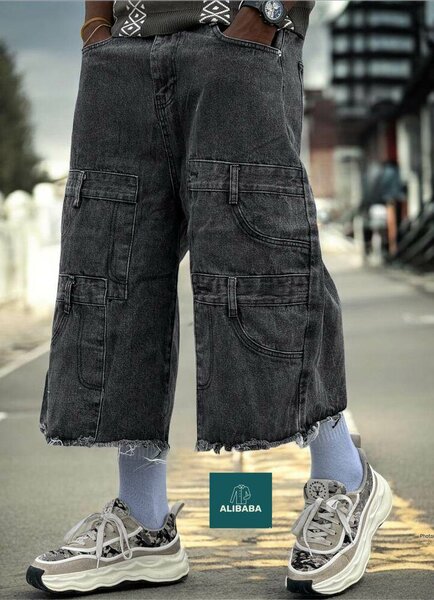 Shorts cargo en jean décontractés