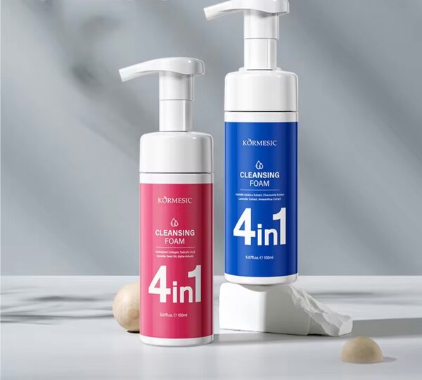 Mousse Nettoyante Visage 4-en-1