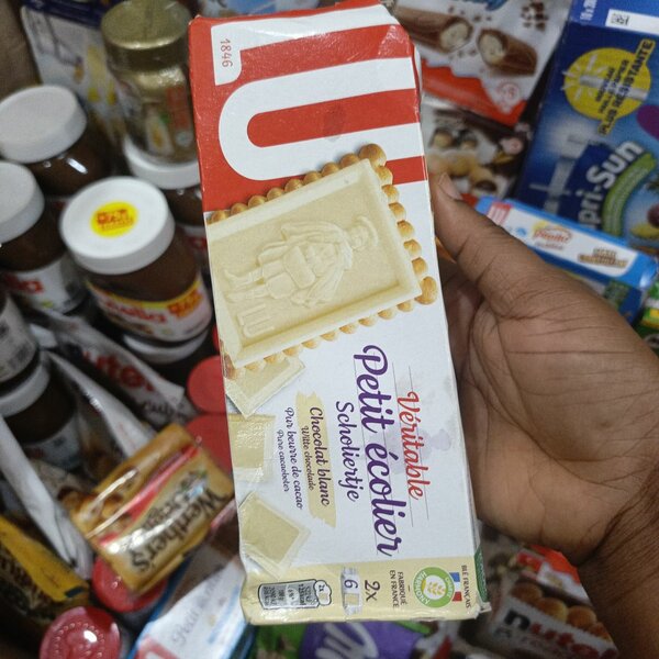 Biscuits chocolat blanc LU