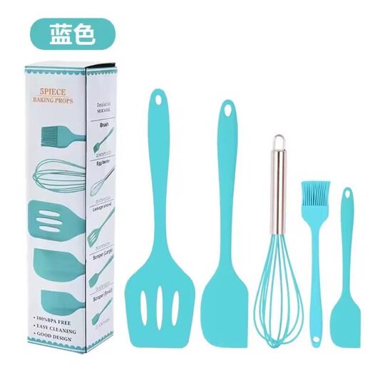 Ensemble ustensiles cuisine silicone