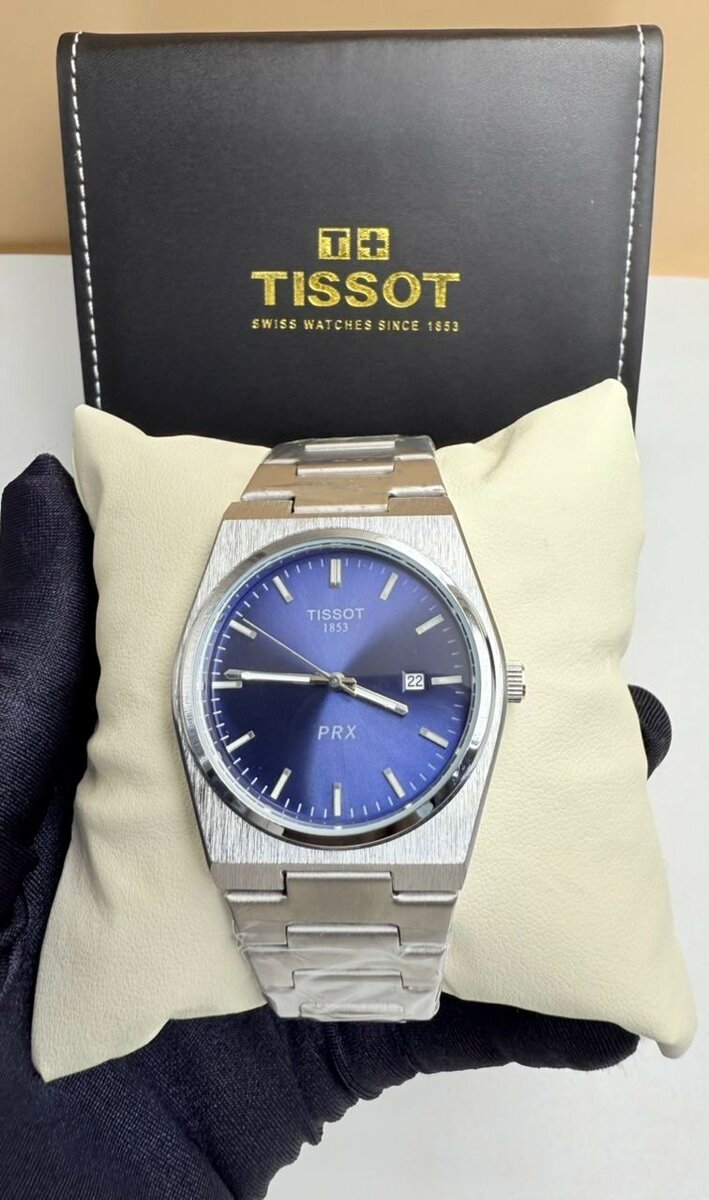 MONTRE TISSOT FOND BLEU