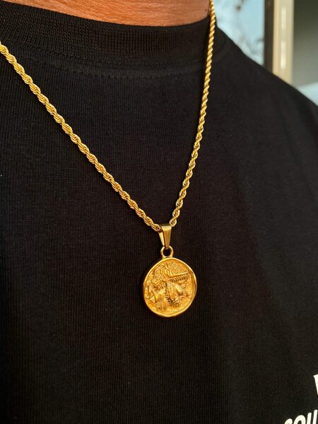 Gold Peadants Chains (Unisex)