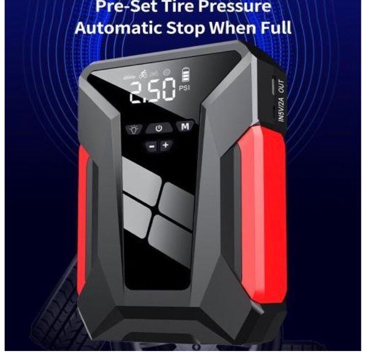 Compresseur d'air portable multifonction