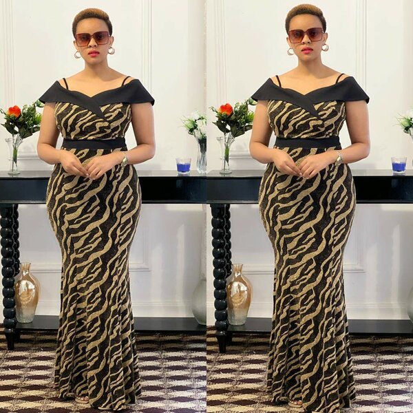 Robe Élegante à Imprimé