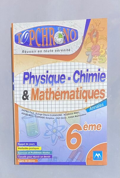 physique chimie / maths 6eme