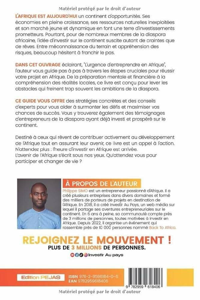 Livre L'urgence d'Entreprendre