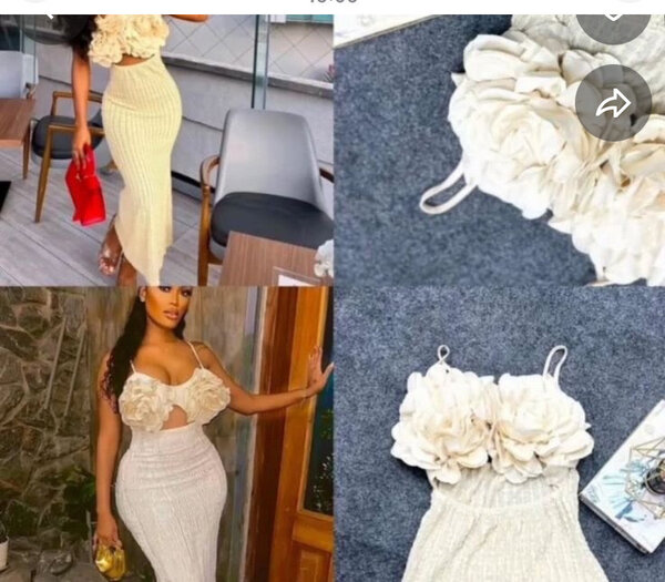 Robe élégante à fleurs