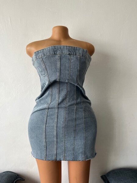Denim dress