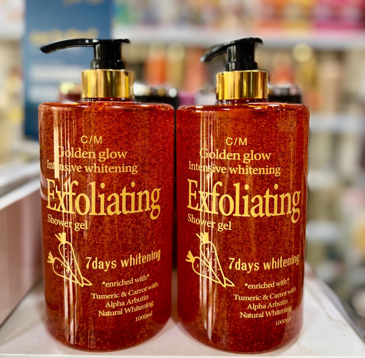 Golden Glow Shower gel