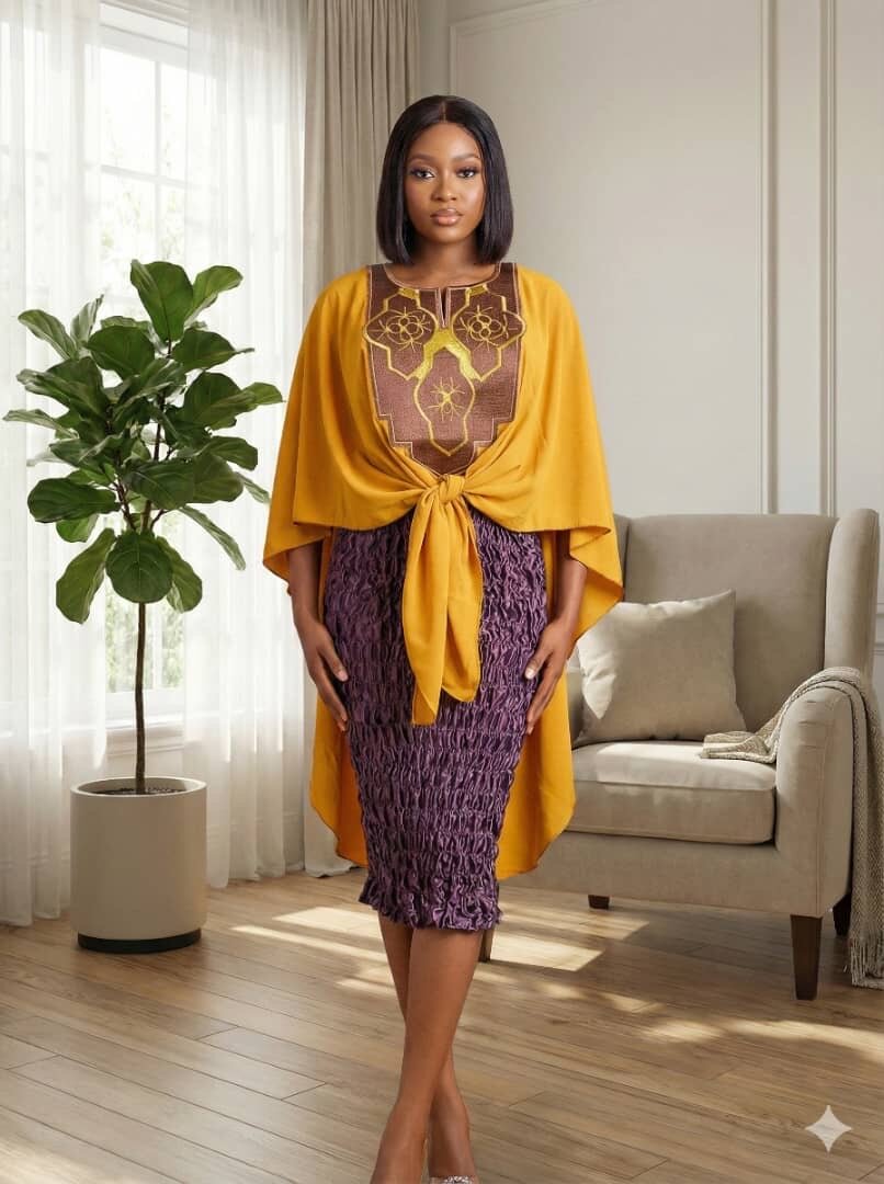 Elegant African Kaftan Dress