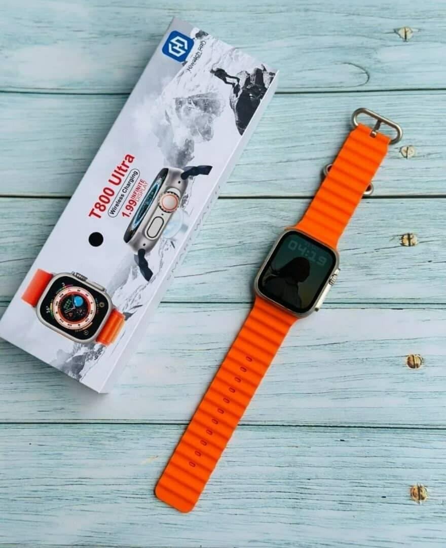 Montre connectée T800 orange