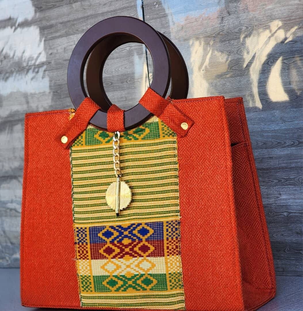 Sac à main en tissu ethnique