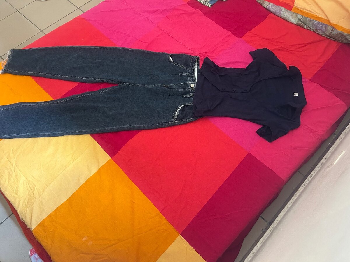 Jean bleu décontracté