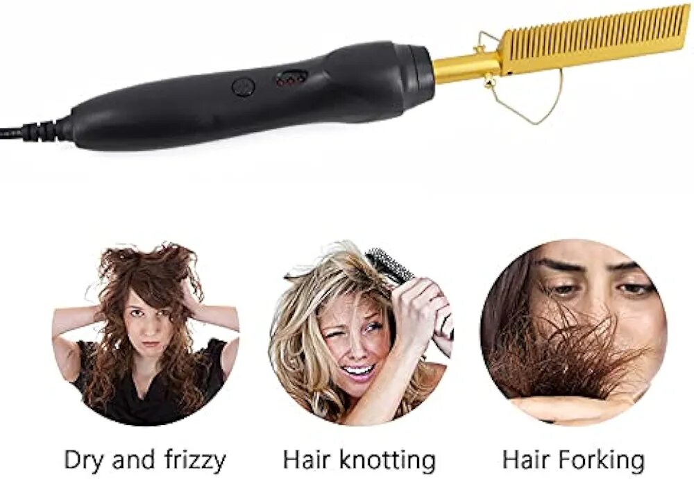 Peigne chauffante électrique