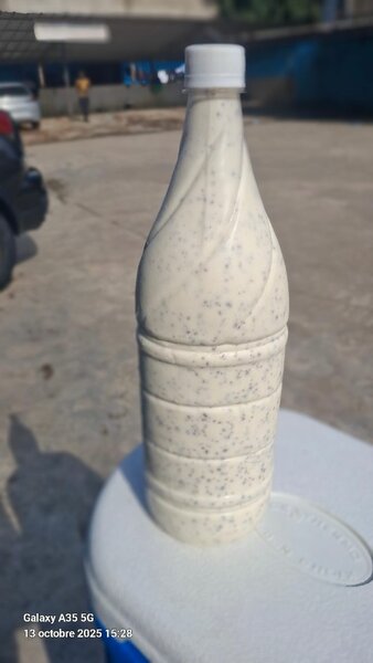 Boisson au yaourt et mil