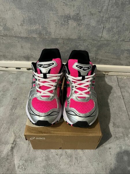 Chaussures ASICS Rose Argente