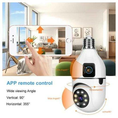 Caméra Bulb WiFi 360° HD