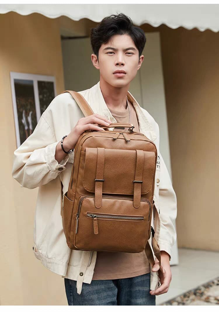 Sac à dos cuir moderne homme
