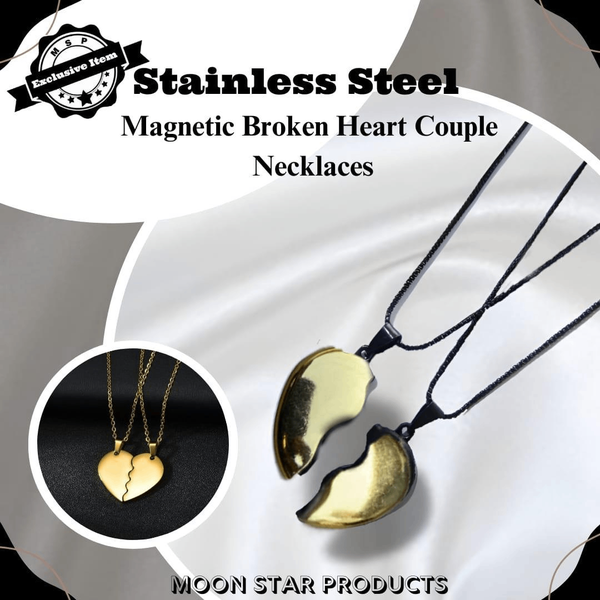 Golden heart design couple pendent 2pc(1 pendent)