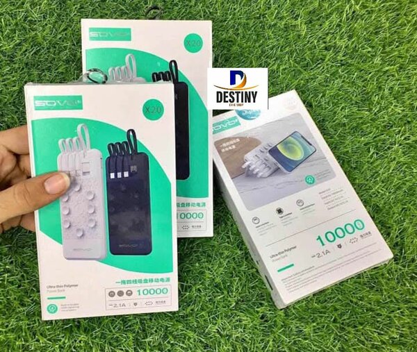 Tres puissant et bon power bank 4 câbles