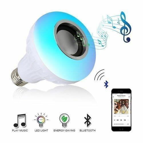 Ampoule Led Bluetooth Avec Haut-parleur Intégré - Blanc