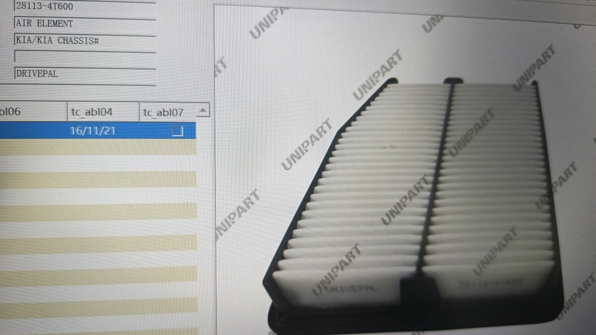 Filtres à air pour voitures