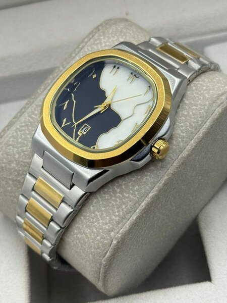 Montre homme luxe bicolore