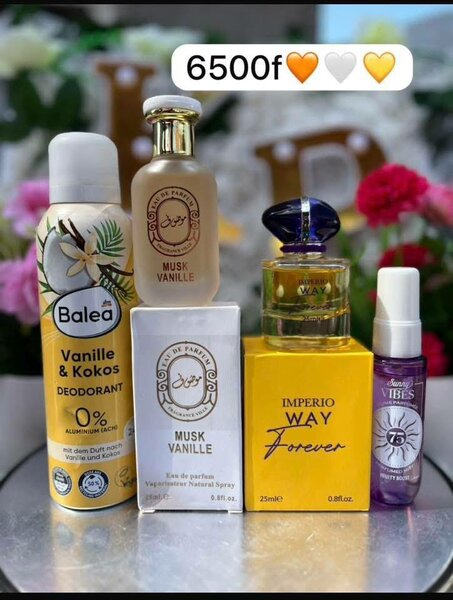 Coffret Parfums Vanille