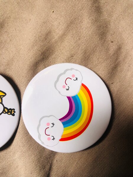 Badges colorés mignons