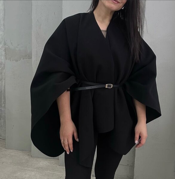 Пончо женское